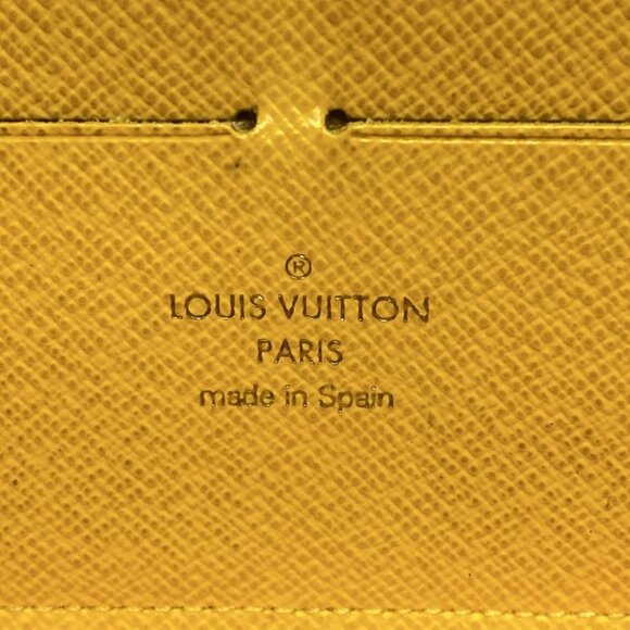Auth LOUIS VUITTON Zippy Wallet M81229 Sunflower Epi - CA0193 Long Wallet - Picture 4 of 12